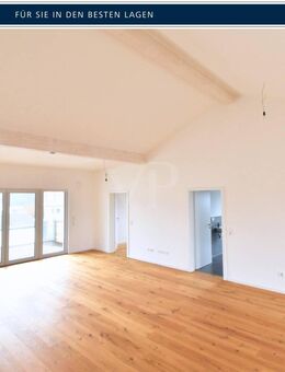 Moderne 3 -Zimmer-Attikawohnung mit großem Balkon in nachhaltiger, energieeffizienter Bauweise - Uffenheim