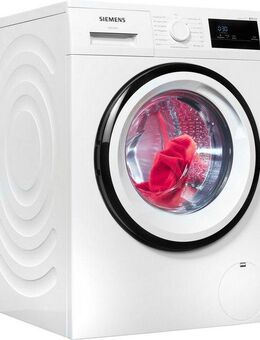 SIEMENS Waschmaschine iQ300 WM14N0A4, 8 kg, 1400 U/min, Knitter-Programm smartFinish, Softtrommel, varioSpeed, LED-Display