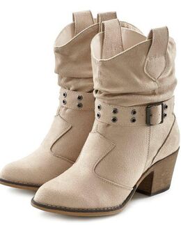 LASCANA Cowboy Stiefelette Cowboy Boots, Western Stiefelette, Ankleboots VEGAN