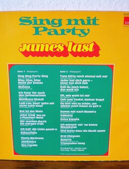 James Last-Sing mit Party-Vinyl-LP,1973 - Linnich