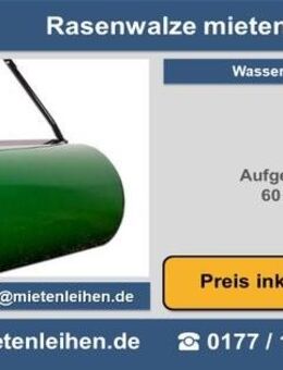 Rasenwalze Walze mieten leihen in Herne - Herne