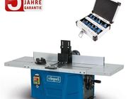 Scheppach Tischfräsmaschine HF50 bis max.40mm Spindelhöhe 12-teiliges Fräserset - Wuppertal