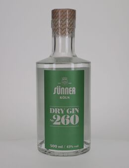 Sünner Dry Gin No. 260 | 0,5 Liter, 21 Euro* - Köln
