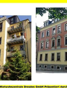 Sehr schöne sanierte 3-Raumwohnung mit Balkon zur Hofseite!! - Radeberg