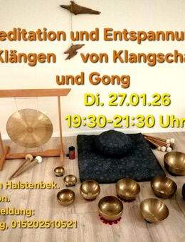 Entspannung & Meditation mit Klangschalen (Kleingruppe max. 8 Personen) - Halstenbek