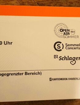 Roland kaiser 4 Tickets 26.6.2026 in Coburg - Dresden