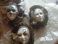 Verkaufe 5 Porzellan Masken Venice art in 76571