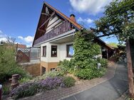 In Traumlage finden Sie dieses große Ein-/Zweifamilienhaus mit Carport, Garagen, Garten, Gewächshaus, etc. - Waldeck (Thüringen)