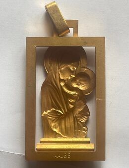 Messing Anhänger Maria und Jesus - Reutlingen