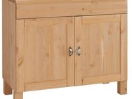 Home affaire Spülenschrank Oslo 100 cm breit, in 2 Tiefen, inklusive Einbauspüle aus Edelstahl