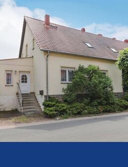 Doppelhaushälfte auf dem Land mit viel Platz und Potential! - Jerichow