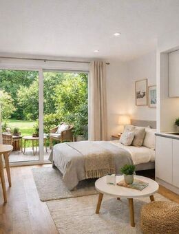 Eberswalde: ERSTBEZUG im LUXUS Neubau: 2-Zi-Erdgeschoss-Whg 26 m² MIT TERRASSE ab 2026 BEZUGSBEREIT - Eberswalde