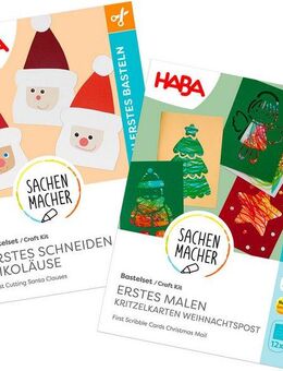 Haba Kreativset 2er Bastelsets Erstes Basteln Weihnachten