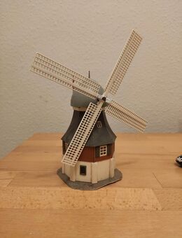 Windmühle für Modelleisenbahn H0, mit Motor - Oldenburg