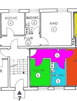 2-Raum-Wohnung im Herzen von Sandau Wohnung im Erdgeschoss ideal für ältere Leute - Sandau (Elbe)