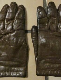 Damen-Leder-Handschuhe, dkl.-braun, wenig getragen, 5.- + 2 Paar Handschuhe, Gr. 8, hellgrau "TCM" + Gr. One Size, grau "Lilly & Rose", neu - München