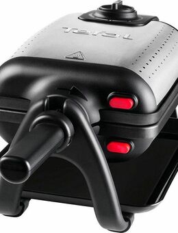 Tefal Waffeleisen WM756D Kingsize, 1200 W, für 2 belgische Waffeln, mit Dreh-Funktion, antihaftbeschichtet