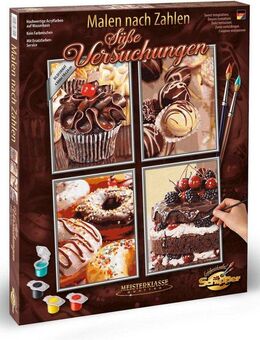 Schipper Malen nach Zahlen Meisterklasse Quattro - Süße Versuchungen, Made in Germany