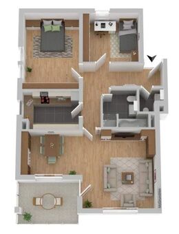 Top Kapitalanlage - vermietete 3-Zimmer Wohnung in bevorzugter Lage WE28 - Heidenheim (Brenz)
