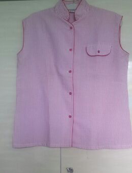 Bluse m. Knopfleiste u. Brusttasche ohne Arm Gr. 44, Fa. Jean Bell, NEU! - Leipzig Ost