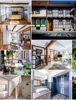 Zwei Fachwerkjuwelen mit Geschichte und Gartenidylle - mitten im UNESCO-Welterbe Quedlinburg - Quedlinburg