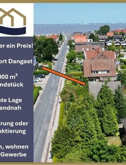 Ihre Idee zum Umbau: Großes Grundstück mit 2 Häusern mitten in Dangast - Gewerbe möglich! - Varel