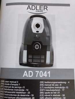 Staubsauger Adler AD 7041 - Köln