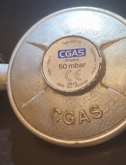 Gasdruckminderer 50 mbar 1/4" Linksgewinde für Propan Gasgrill - Verden (Aller)