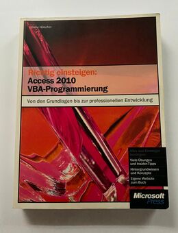 Richtig einsteigen: Access 2010 VBA-Programmierung: Von den Grundlagen bis zur professionellen Entwicklung ISBN 978366452169 - Albstadt