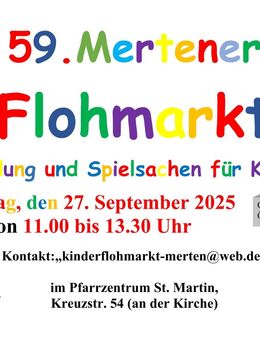 59. Kinderflohmarkt in Bornheim-Merten - Bornheim Zentrum