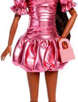 Barbie Anziehpuppe Barbie Deluxe Style im rosa Metallic Outfit
