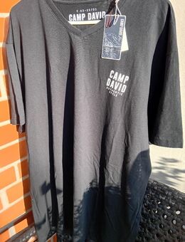 CAMP DAVID T-Shirt V-Neck Gr. 3XL+4XL 19 € VB SCHWARZ LOGO NEUWARE OHZ VS mög - Osterholz-Scharmbeck