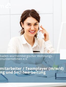Empfangsmitarbeiter / Teamplayer (m/w/d) für Empfang und Sachbearbeitung - Stuttgart