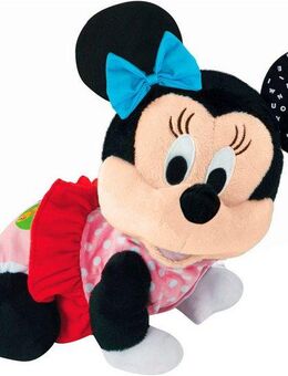 Clementoni® Plüschfigur Disney Baby, Minnie - Krabbel mit mir, mit Sound