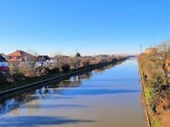 Traumhaft ruhig, mit Blick auf den Neckarkanal - Ilvesheim