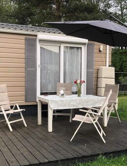 Wohnqualität auf kleinem Raum-Mobilheim mit Terrasse & Garten - Rodenbach (Hessen)