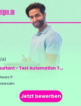 Consultant - Test Automation TOSCA (m/w/d) - Neckarsulm