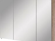 Schildmeyer Spiegelschrank Dorina, mit höhenverstellbaren Glasböden Breite 90 cm, 3-türig, LED-Beleuchtung, Schalter-/Steckdosenbox