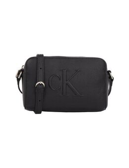Calvin Klein Jeans Messenger Bag SCULPTED EW CAMERA BAG20, kleine Umhängetasche, Schultertasche Damen mit CK-Prägung