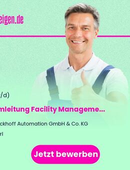 Teamleitung (m/w/d) Facility Management - Verl