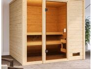 welltime Sauna Jackie, BxTxH: 196 x 196 x 187 cm, 38 mm, ohne Ofen