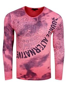 Rusty Neal Langarmshirt mit coolem Frontprint