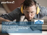 Schreiner (m/w/d) / Holzmechaniker (m/w/d) / Tischler (m/w/d) für die Labormöbelmontage - Kirchheimbolanden