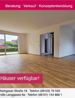 Nur noch 2 Häuser verfügbar! **Exklusive, freistehende Einfamilienhäuser** - Kiedrich