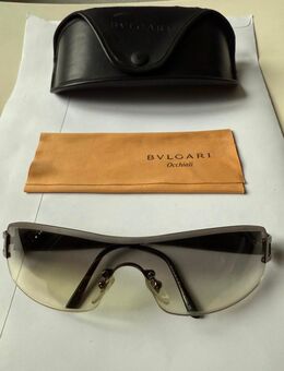Original Bvlgary Sonnenbrille in schwarz/titan, neuwertig - Lottstetten