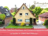 Großes Zweifamilienhaus mit Entwicklungspotenzial - zu kaufen in 23843 Bad Oldesloe - - Bad Oldesloe