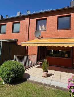 Charmantes, lichtdurchflutetes Reihenhaus in gepflegter Anlage - mit sonniger Terrasse und Garten - Schleswig