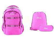 2be Schulrucksack, im 3er Set mit Turnbeutel und Federmäppchen