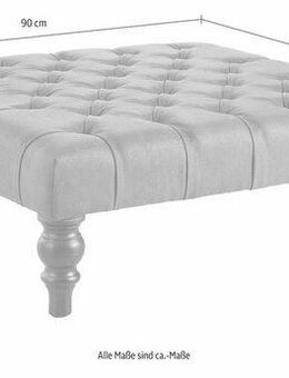 Home affaire Polsterhocker Chesterfield, mit Knopfheftung, auch in Leder
