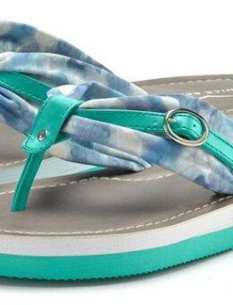 Venice Beach Badezehentrenner Sandale, Pantolette, Badeschuh, Flip Flop mit modischem Print VEGAN